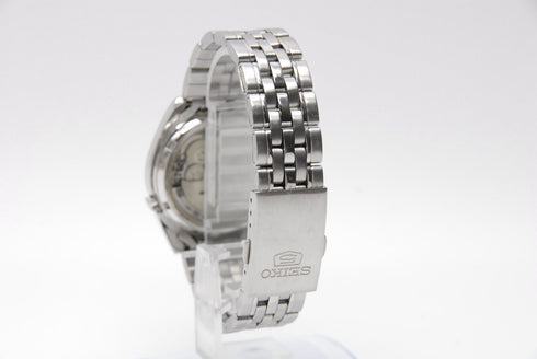 【 N MINT+ 】 Seiko 5 7S26-01V0 Day/Date Silver Dial 21 Jewels AT Watch from JAPAN
